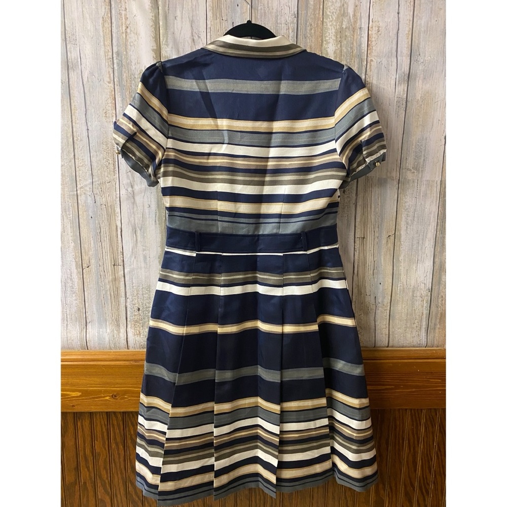 Kate Spade Navy & Cream Striped Dress - Picture 4 of 5